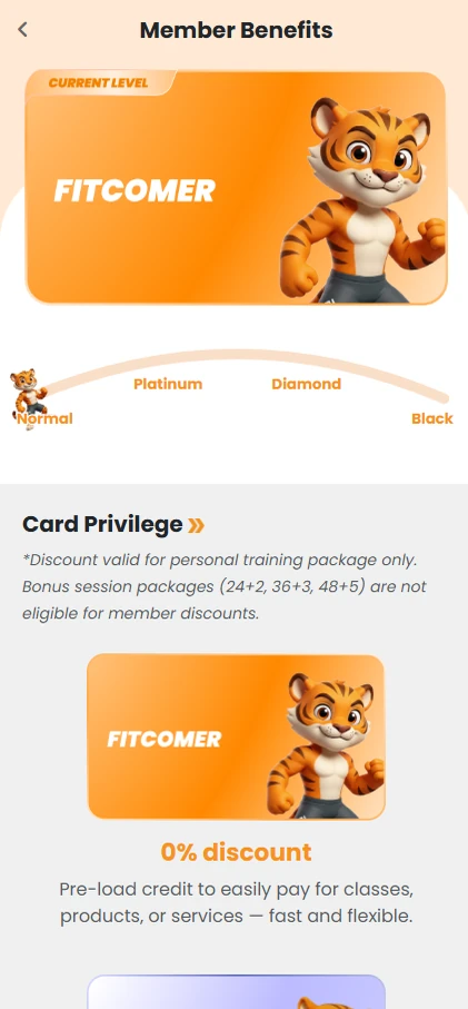 Tiers that pay members back
